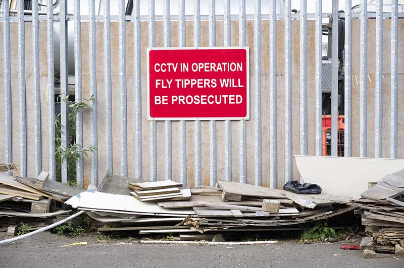 CCTV being deployed to fly-tipping hotspots