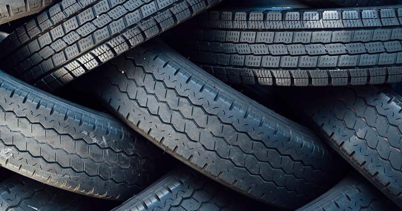 Dispose of used tyres