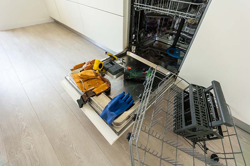 How to remove a dishwasher